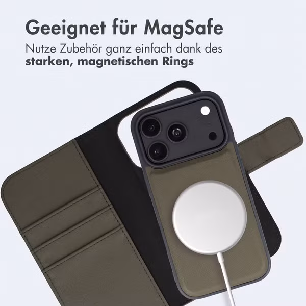 imoshion Herausnehmbare 2-in-1 Luxus-Bookcase Apple iPhone 18 Pro / 17 Pro - Grün