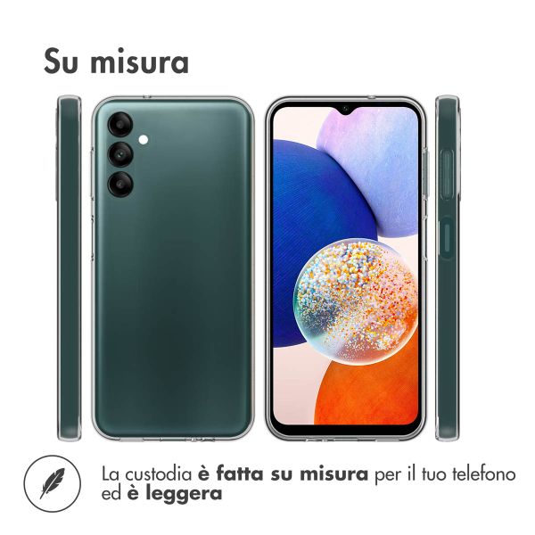 Accezz Clear TPU Backcover Samsung Galaxy A14 (5G/4G) - Transparent