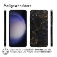 imoshion Design Hülle Samsung Galaxy S24 - Black Marble