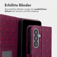 imoshion Design Klapphülle Samsung Galaxy A57 (5G) - Crush Check Coral Dust