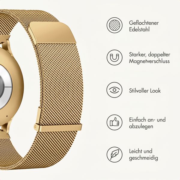 imoshion Mailändische Magnetarmband -   Universelle 18 mm Anschluss - Gold