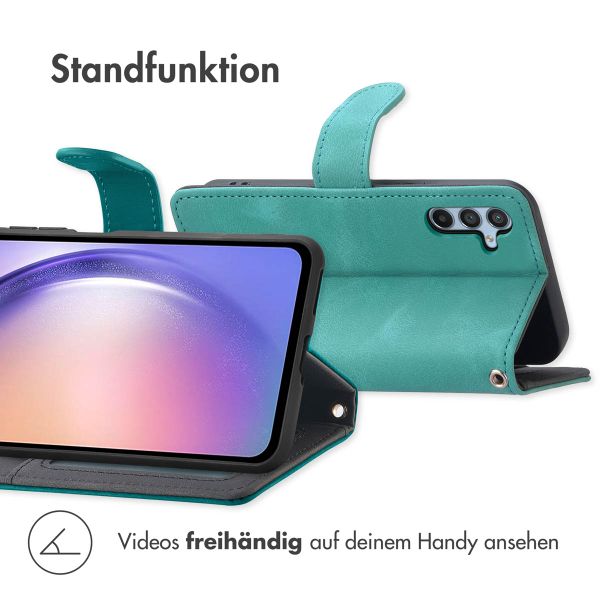 imoshion Klapphülle mit Kordel Samsung Galaxy A54 (5G) - Türkis
