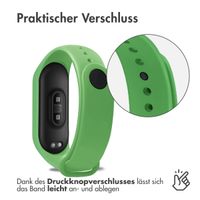 imoshion Silikonarmband für das Xiaomi Mi Band 3 / 4 - Grün