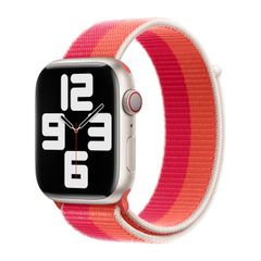 Apple Sport Loop Armband für Apple Watch | 44/45/46/49 mm - Nectarine / Peony