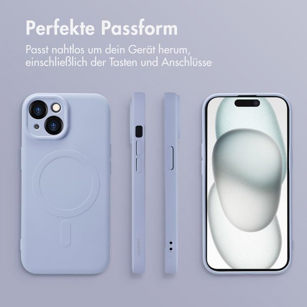 imoshion Color Back Cover mit MagSafe Apple iPhone 15 - Lila