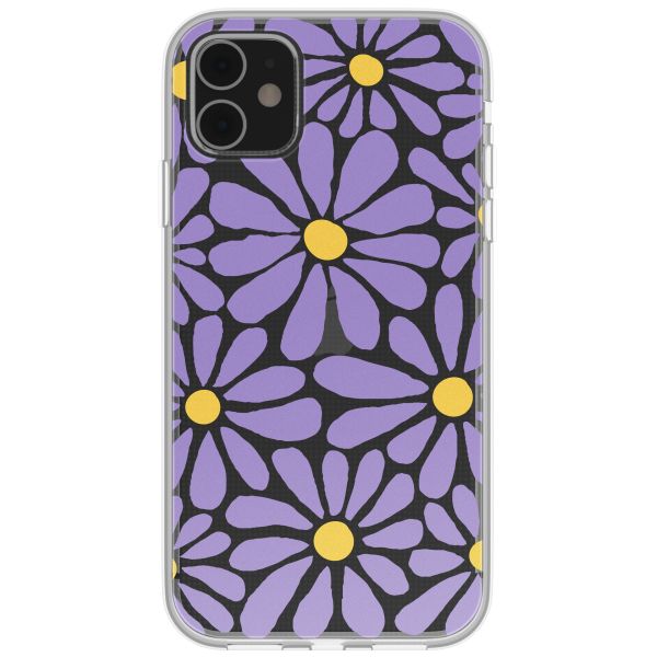 imoshion  Design Hülle für das iPhone 11 - Tropical Violet Flowers Connect