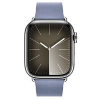 Apple Modern Buckle FineWoven für das  Apple Watch Series 1 t/m 9 / SE (38/40/41 mm) | Series 10 / 11 (42 mm) - Größe S - Lavender Blue