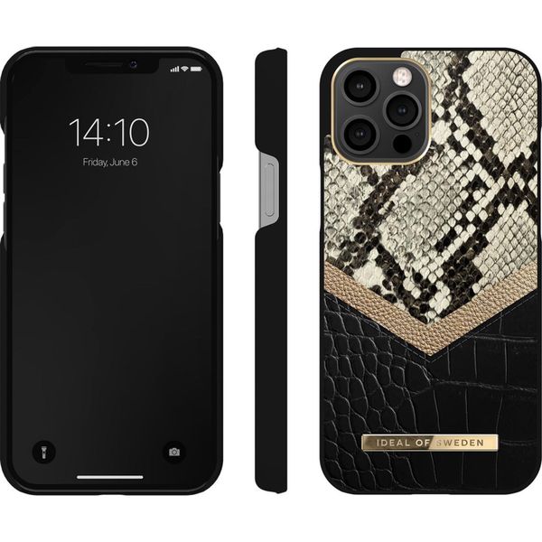 iDeal of Sweden Atelier Backcover für Apple iPhone 12 Pro Max - Midnight Python