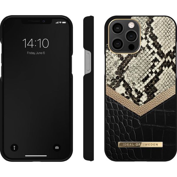 iDeal of Sweden Atelier Backcover für iPhone 12 Pro Max - Midnight Python