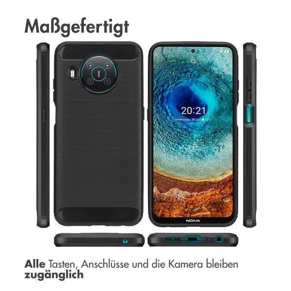 imoshion Brushed Back Cover Nokia X10 / X20 - Schwarz