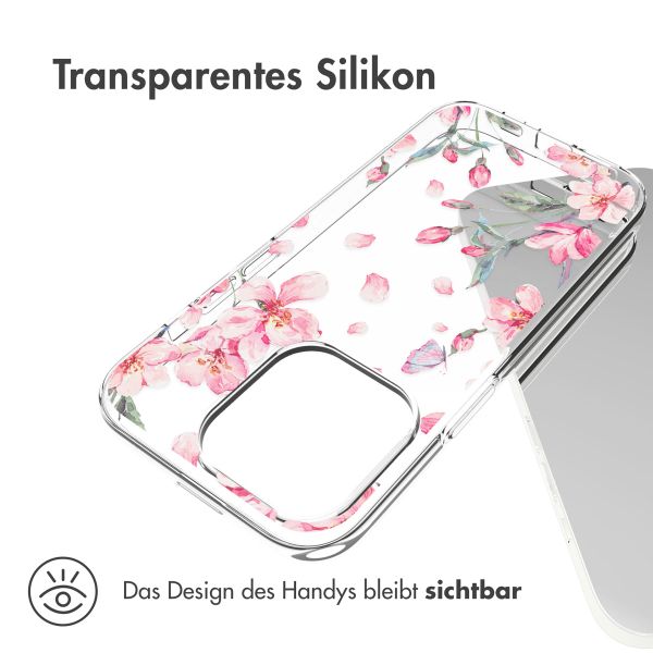 imoshion Design Hülle iPhone 14 Pro - Blossom Watercolor