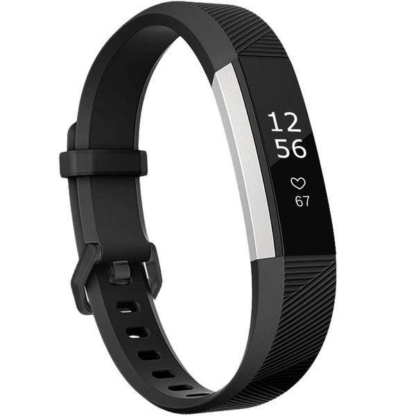 imoshion Silikonband für das  Fitbit Alta (HR) - Schwarz
