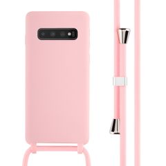imoshion SilikonHülle mit Band Samsung Galaxy S10 - Rosa