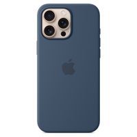 Apple Silikon-Case MagSafe für das iPhone 16 Pro Max - Denim