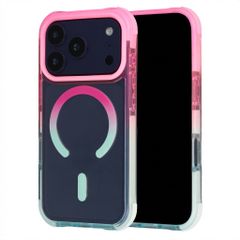 Selencia Gradient MagSafe Back Cover Apple iPhone 17 Pro - Rosa / Blau
