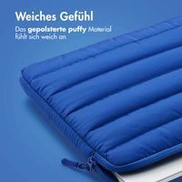 imoshion Puffer Laptop Hülle 15-16 Zoll - Laptop Sleeve - Cobalt Blue