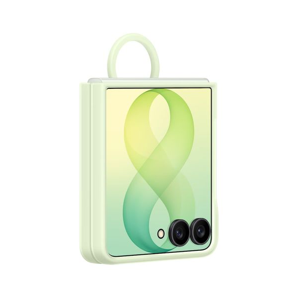 Samsung Silicone Magnet Cover Ring Samsung Galaxy Z Flip 8 - Green