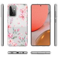 imoshion Design Hülle Samsung Galaxy A72 - Blume - Rosa