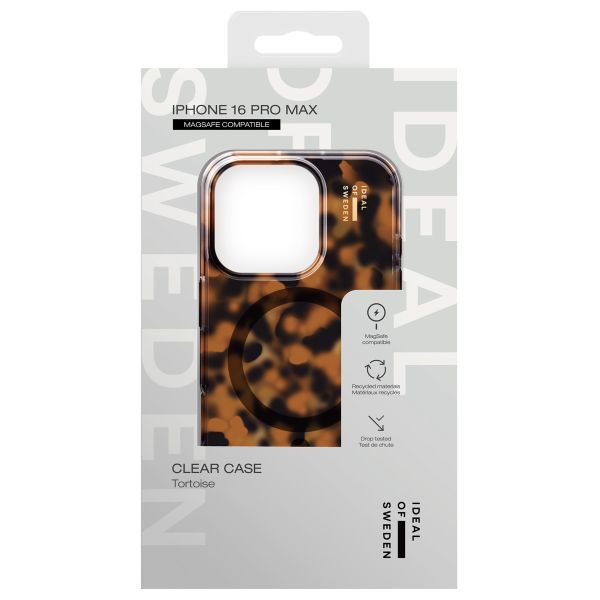 iDeal of Sweden Clear Case MagSafe für das iPhone 16 Pro Max - Tortoise