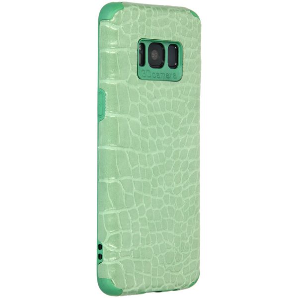 My Jewellery Croco Soft Case Back Cover Samsung Galaxy S8 - Grün