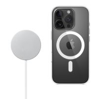 Apple Clearcase für das Apple iPhone 16 Pro + Apple MagSafe kabelloses Ladegerät 25 W - 1 Meter