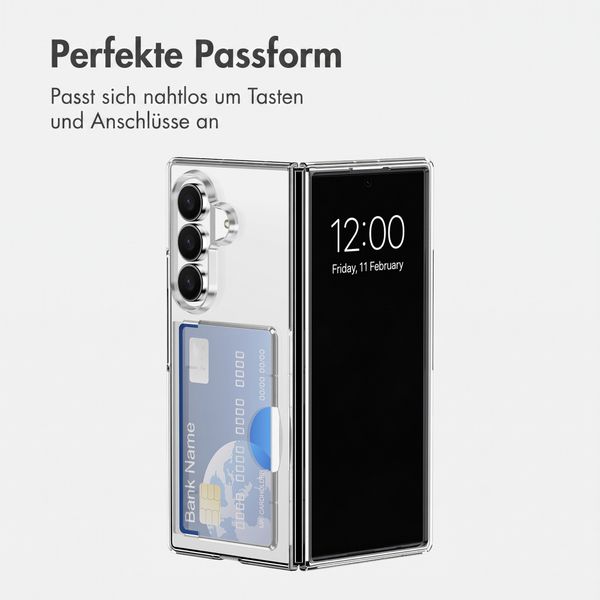imoshion Backcover mit Kartenhalter Samsung Galaxy Z Fold 8 Ultra - Transparent