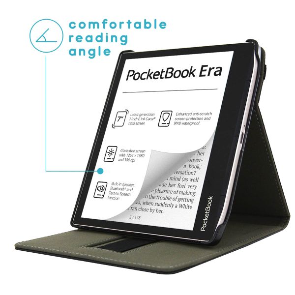 imoshion Stand Flipcase Pocketbook Era Color - Schwarz