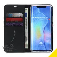 Accezz Wallet TPU Klapphülle Schwarz für das Huawei Mate 20 Pro