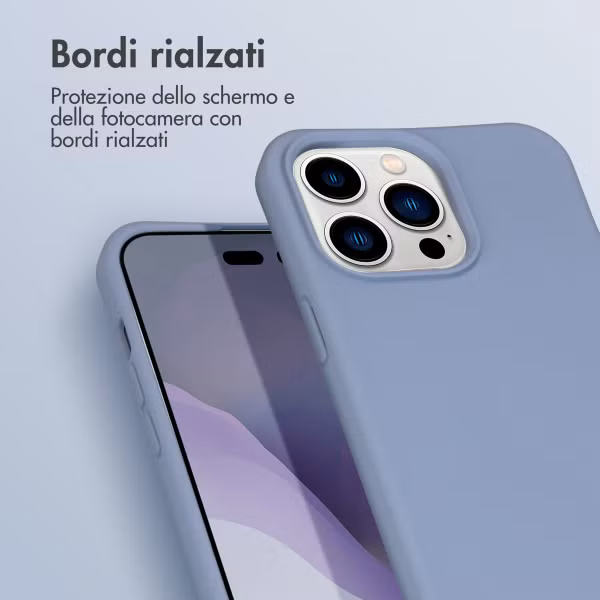imoshion Color Backcover mit abtrennbarem Band Apple iPhone 14 Pro Max - Ash Blue
