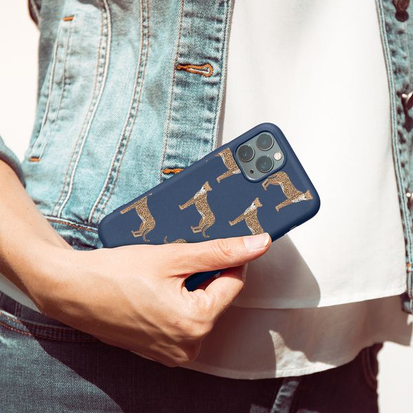 imoshion Design Hülle Samsung Galaxy A50 / A30s - Leopard - Blau