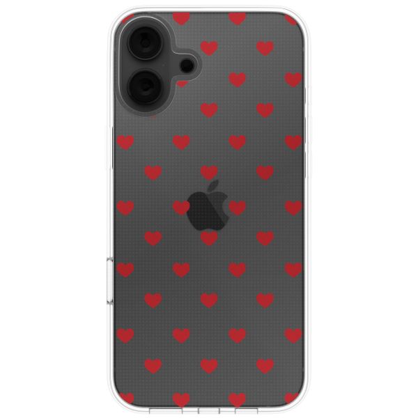 imoshion Design Hülle Apple iPhone 16 - Red Hearts