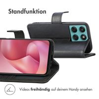 imoshion Luxuriöse Klapphülle Motorola Moto G57 Power - Schwarz