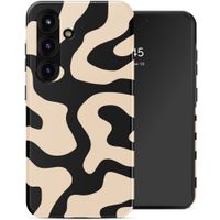 Selencia Vivid Rückabdeckung mit MagSafe Samsung Galaxy S25 - Art Wave Black