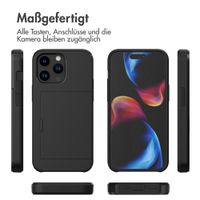 imoshion Backcover mit Kartenfach Apple iPhone 15 Pro Max - Schwarz