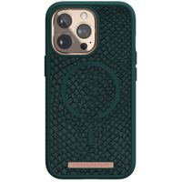 Njorð Collections Salmon Leather MagSafe Case für das iPhone 13 Pro - Dark Green