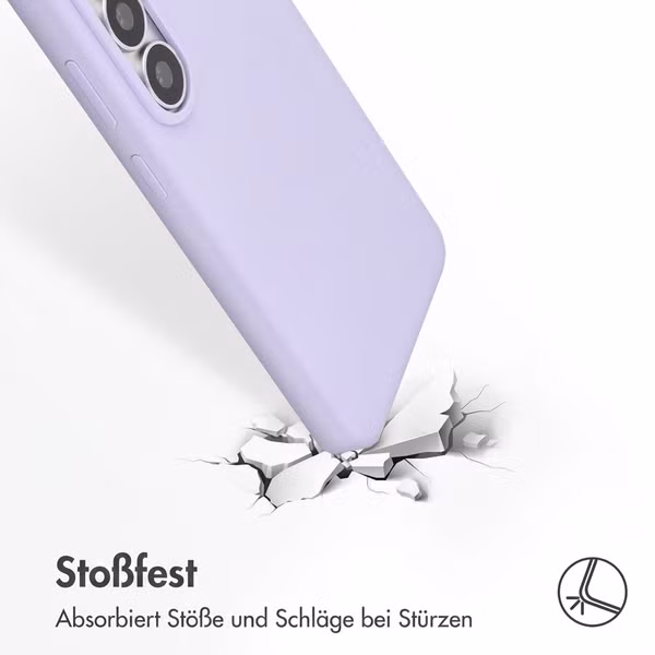 Accezz Liquid Silikoncase mit MagSafe Samsung Galaxy S26 Ultra - Violett