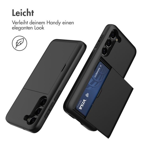 imoshion Backcover mit Kartenfach Samsung Galaxy S23 - Schwarz