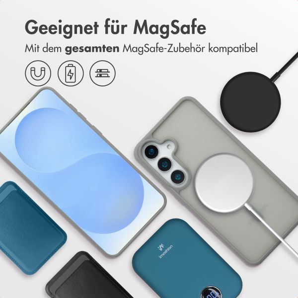 imoshion Color Guard Back Cover mit MagSafe für das Samsung Galaxy S25 - Grau