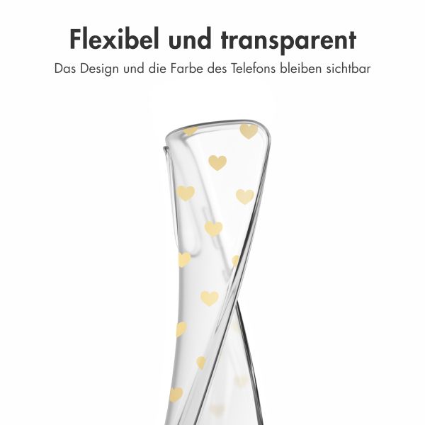 imoshion Design Hülle Samsung Galaxy S25 Edge - Golden Hearts