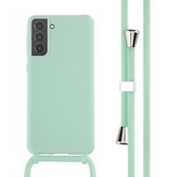 imoshion SilikonHülle mit Band Samsung Galaxy S21 Plus - Mintgrün