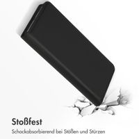 Accezz Premium Leather Slim Klapphülle für das Samsung Galaxy S22 Plus - Schwarz