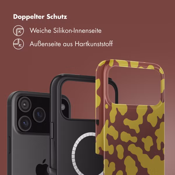 Selencia Vivid Rückabdeckung mit MagSafe Apple iPhone 17 Pro Max - Moo'd Olive Dust