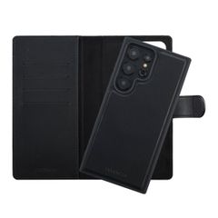 Selencia Olyn Abnehmbare Bookcase mit MagSafe Samsung Galaxy S24 Ultra - Schwarz