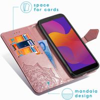 imoshion Mandala Klapphülle Huawei Y5p - Roségold