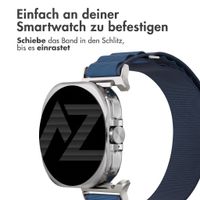 Accezz Nylon Alpine Armband für Samsung Galaxy Watch Ultra 2 (2026) / Ultra (2024/2025) - Dark Blue