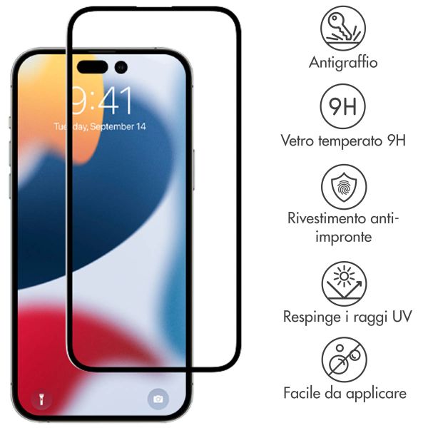 Selencia Premium Screen Protector aus gehärtetem Glas Apple iPhone 14 Pro Max