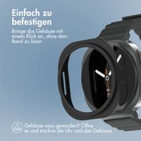 imoshion Bumper Hard Case für das Samsung Galaxy Watch 8 (44 mm) - Schwarz