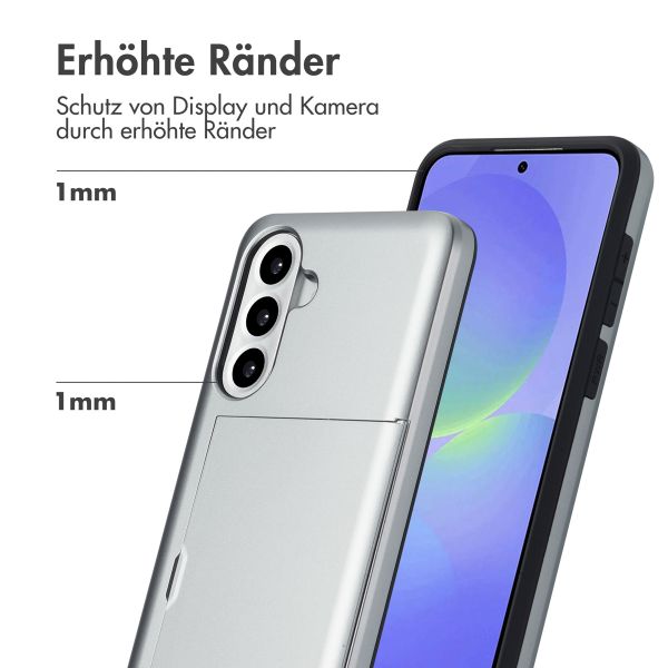 imoshion Backcover mit Kartenfach Samsung Galaxy A36 / A56 - Grau