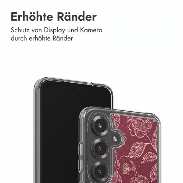 imoshion Design Hülle Samsung Galaxy S25 - Deep Rose