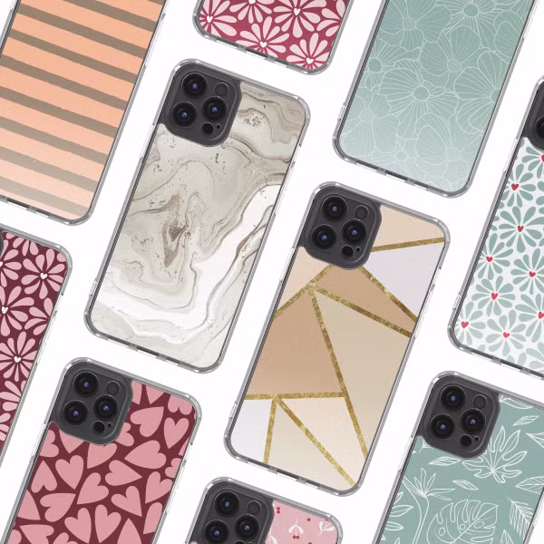 imoshion Design Hülle Apple iPhone 12 (Pro) - Sandy Marble